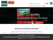 Tablet Screenshot of dilmah.com.au