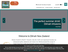 Tablet Screenshot of dilmah.co.nz
